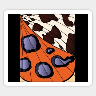 Butterfly Wing Collection -OrangeBrownMoth Sticker